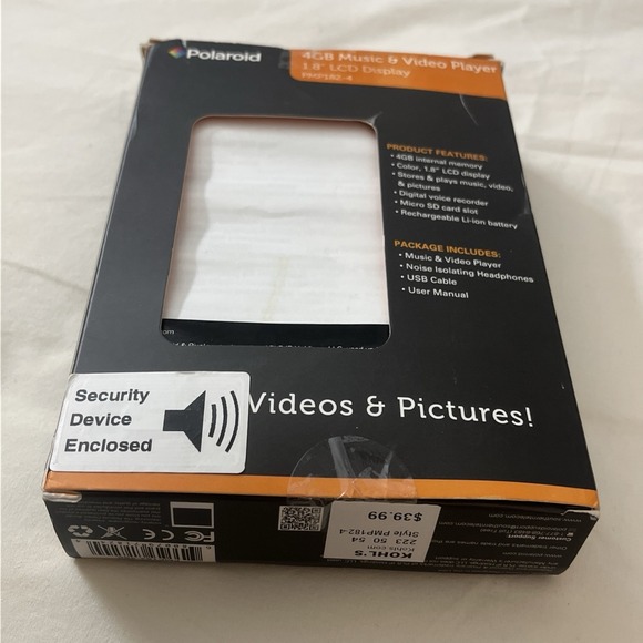 Polaroid 4GB Music & Video Player With 1.8" LCD Display‎ (NIB) Built In FM Radio - Picture 12 of 16